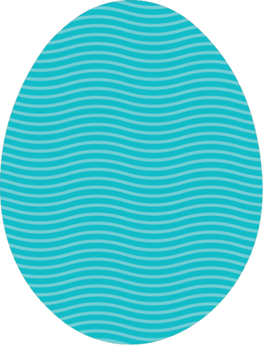 Blue Easter eggs vector image