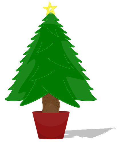 Błyszczący drzewo Christmas
