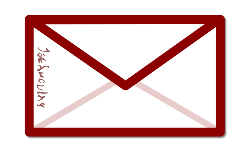 Imagem de envelope vermelho