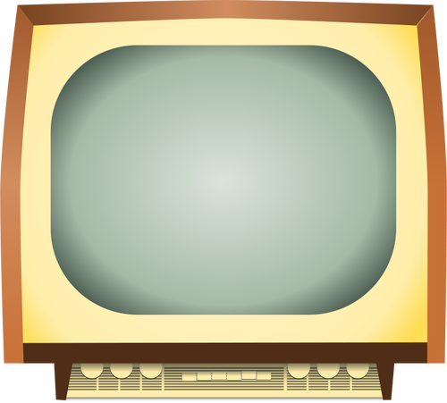 Vintage immagine vettoriale TV