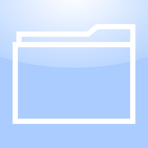 رسم متجه رمز مجلد Mac