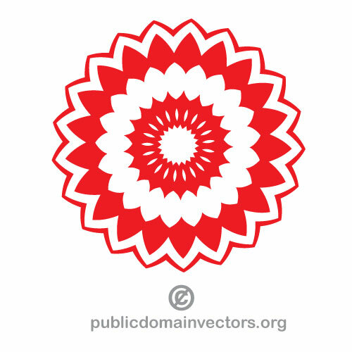 Flower vector shape