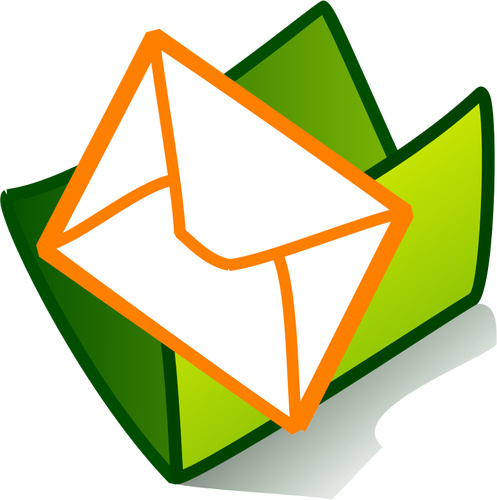 Gambar vektor e-mail folder icon
