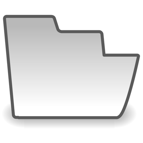 Icono de carpeta gris