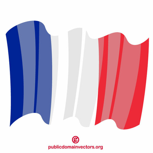 프랑스의 물결 치는 깃발