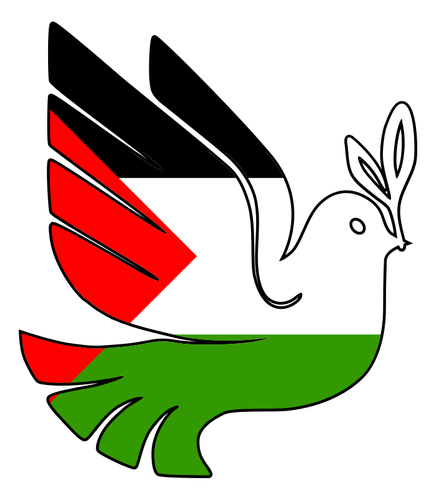 Peace for Palestine vector image