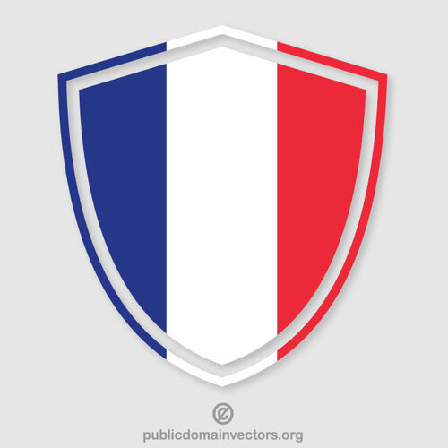 Francouzská vlajka hřeben
