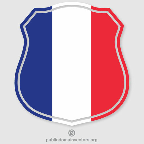 Fransk flagg våpenskjold