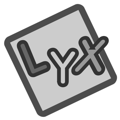 Image clipart de l’icône Lyx