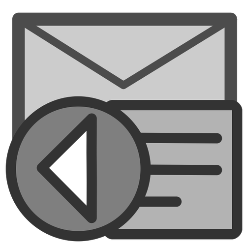 Symbol der E-Mail-Antwortliste