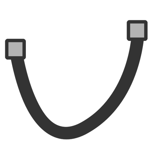Ikon för Bezier curve tool ClipArt