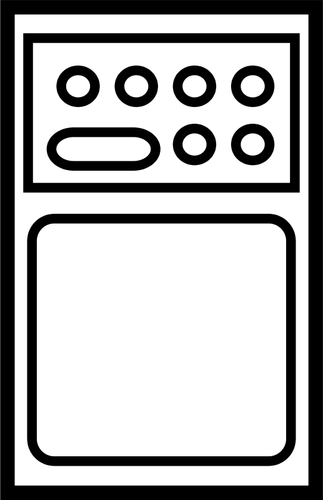 FX pedal vektor ClipArt
