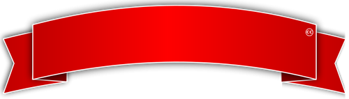 Image vectorielle bannière rouge