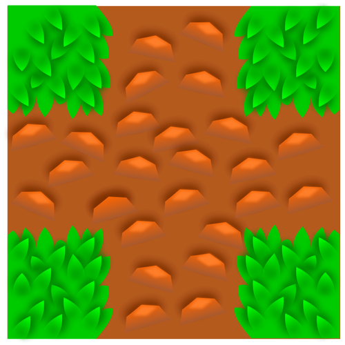Шаблон мозаики травы для компьютерной игры векторные картинки