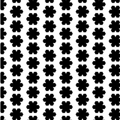 Seamless pattern with geometric shape