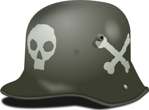 Image de vecteur pour le casque armée allemande
