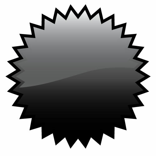 Glossy button vector