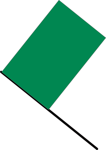 Imágenes Prediseñadas Vector de bandera verde