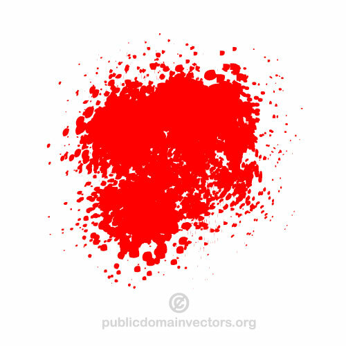 Ink splatter vector image