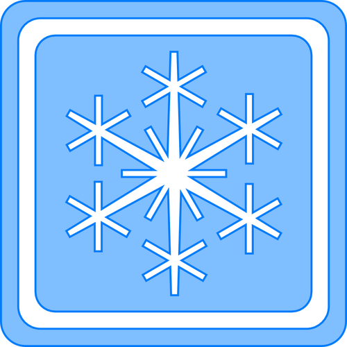 Winter seizoen teken vector afbeelding