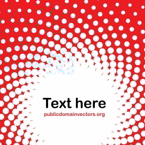 Halftone red vector background