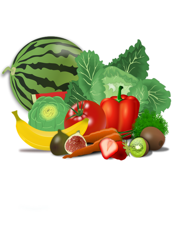Gambar buah dan sayuran