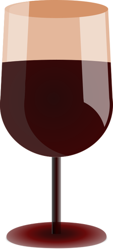 Rotwein Glas