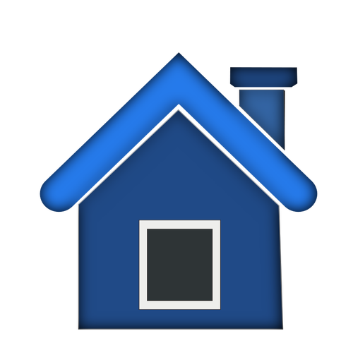 Grafica vettoriale semplice casa