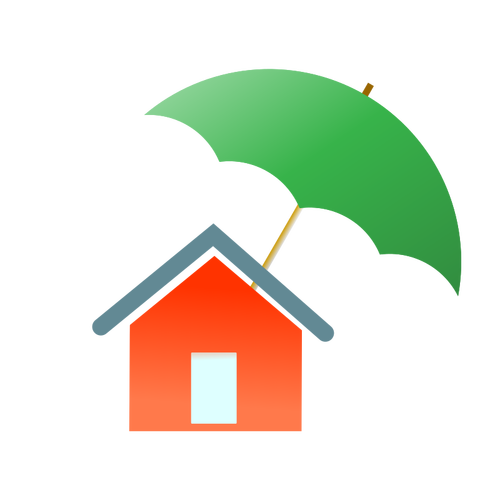 Hjem forsikring-symbolet