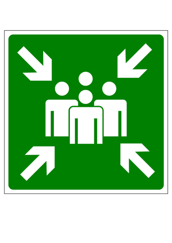 Evakuace ikona