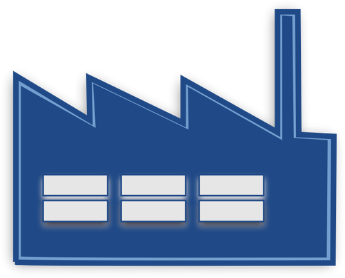 Factory icon vector image