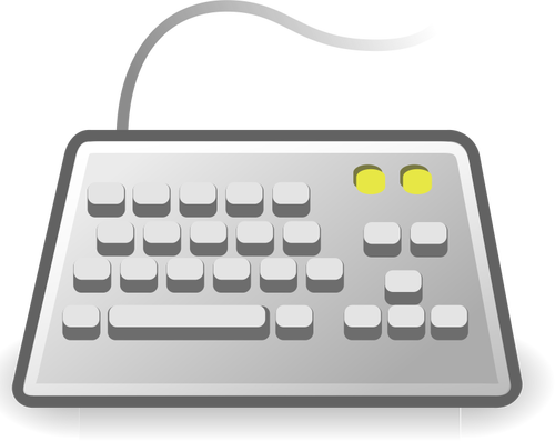 PC keyboard icon vector illustration