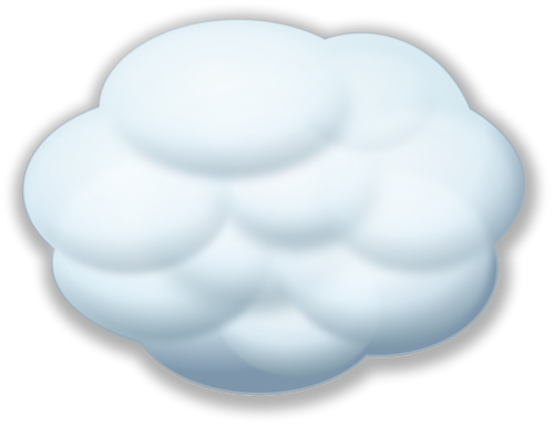 Internet cloud vektorbild