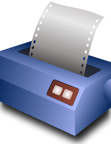 Matice tiskárny vektorový obrázek