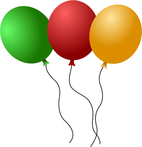 Balloons vector illustration