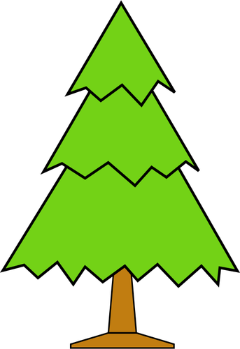 Einfachen Vektor-Weihnachtsbaum