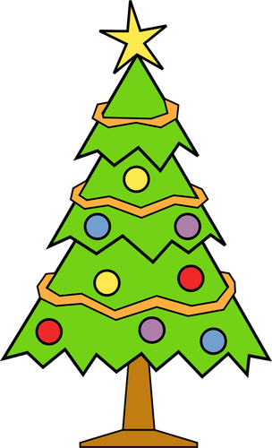 Рождественская елка Арт графика