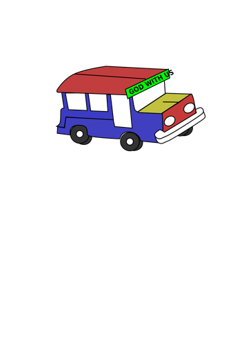 रंगीन jeepney