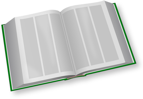 Векторные картинки зеленый три колонки книги открыть