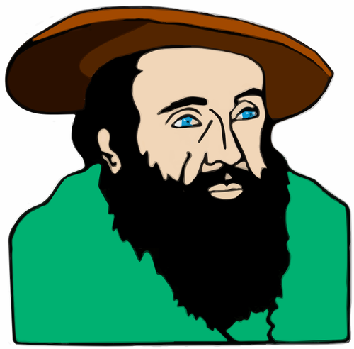 Johannes Kepler vector image