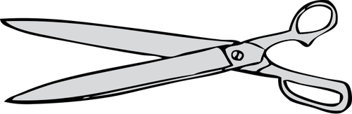 Vektorový obrázek papír nůžky