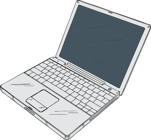 लैपटॉप कंप्यूटर वेक्टर ग्राफिक्स