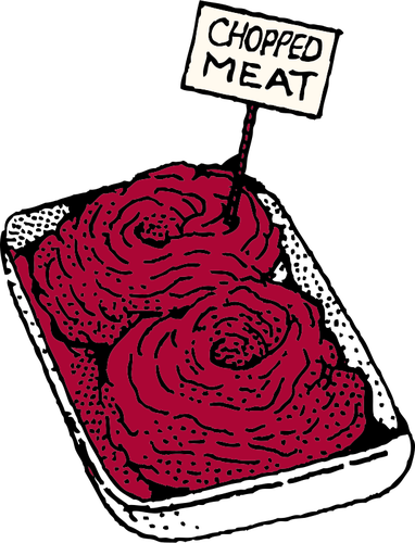 Imagine vectorială de tocat carne