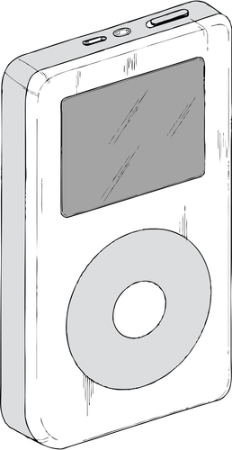 iPod vector afbeelding