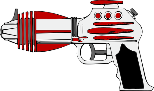 Dítě hračku pistoli Vektor Klipart