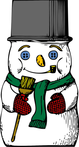 Snowman वेक्टर क्लिप आर्ट ग्राफ़िक्स