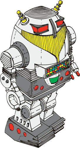 image de vecteur pour le robot jouet