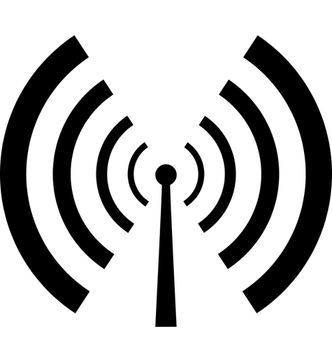 无线信号接收矢量标志