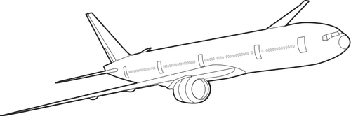 Imagem vetorial de Boeing 777