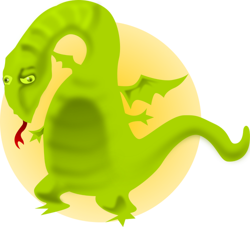 Immagine del drago verde